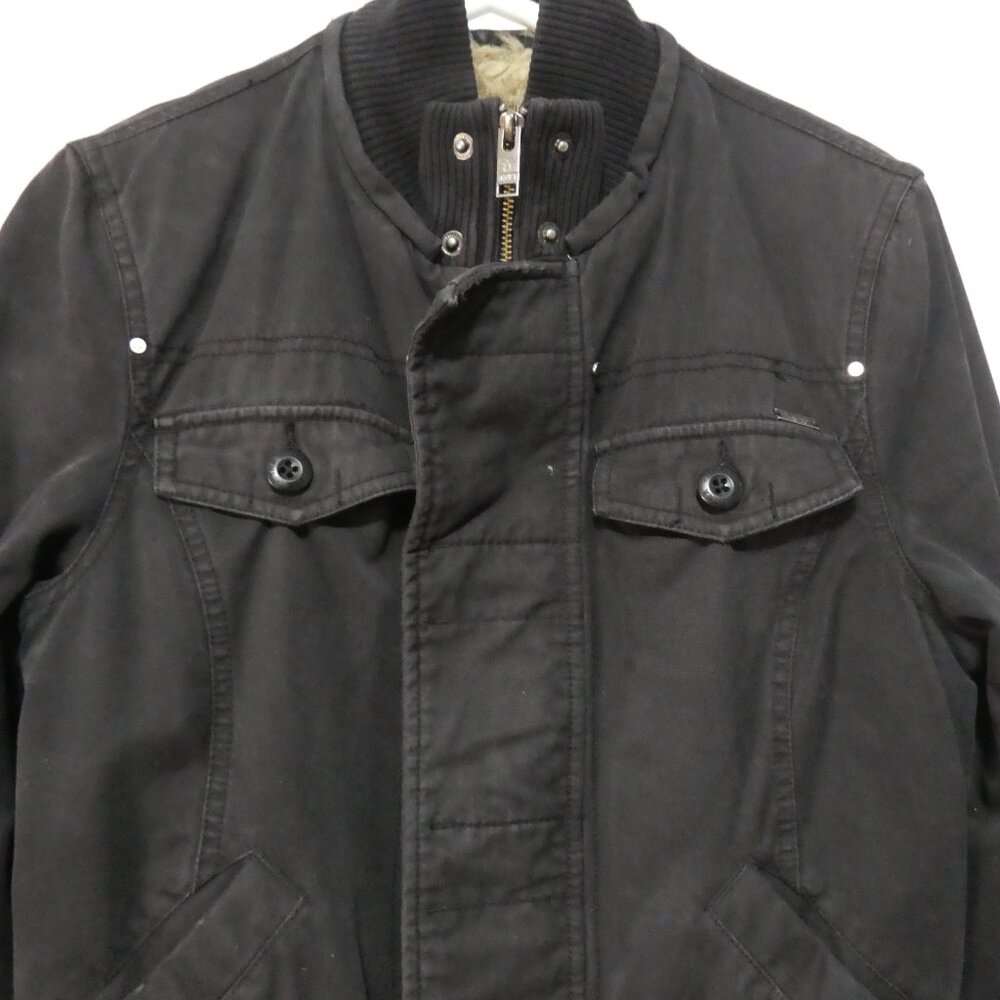 Aritzia TNA | small | Black Jacket With Fuzzy Faux Fur Lining - Picture 10 of 16